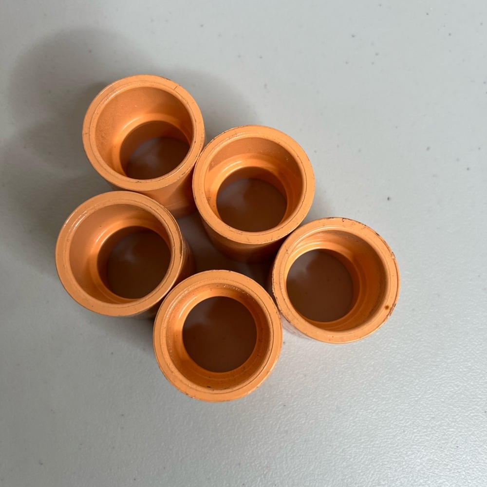 5 one inch CPVC fire sprinkler‎ couplings